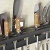 Wall Mounted Knives Holder Hanging Multi Functional Stainless Steel No