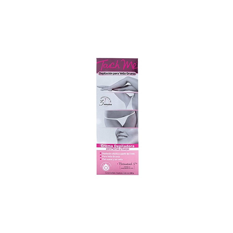 TOUCH ME - Crema Depiladora para Vello grueso. Con extracto