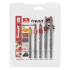 Trend SNAP/MD2/SET Snappy Masonry Drill 5pc Depth Band, Black