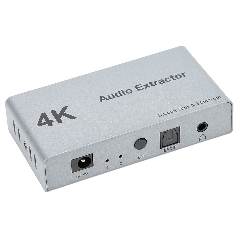 HDMI Audio Extractor Distributor 2 in 1 out 4k 30hz