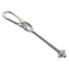 ISO TRADE Swing Hook with Carabiner Long Rotatable Maximum Load