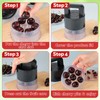 Kerfulty 7-in-1 Cherry Pitter Tool 1.5 ‘’ Large Slot Cherry