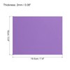 sourcing map EVA Foam Sheets Purple 7.6 Inch x 5.9