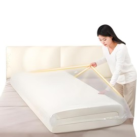 Vacuum Bags for Mattresses, 240 x 130 cm Vacuum Bag Mattress, Vacuum Bags for Mattresses, Sealable, Reusable Mattress Vacuum Storage Bag for Moving Transport