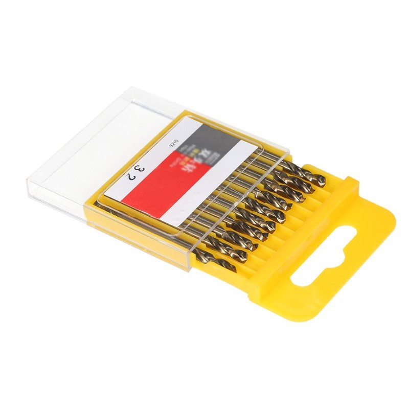 10pcs 1/8" HSS-Co Drills Double Ended Cobalt M35 Drill Bits