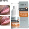 Mascarilla de Burbujas para Labios - Fórmula Aclarante y Exfoliante