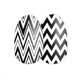 Color Street Nail Strips ~ KEEP CALM AND CHEVRON ~ Clear Overlay ~ Retired NIP