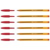 BIC Cristal Fine Ballpoint Pen Line Colour: Red Pack of