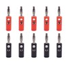 HiLetgo 20pcs 4MM Banana Plug Male Audio Speaker Jack Amplifier
