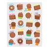 Chocolate Scented Stickers - 80 Pieces - Educational and Learning