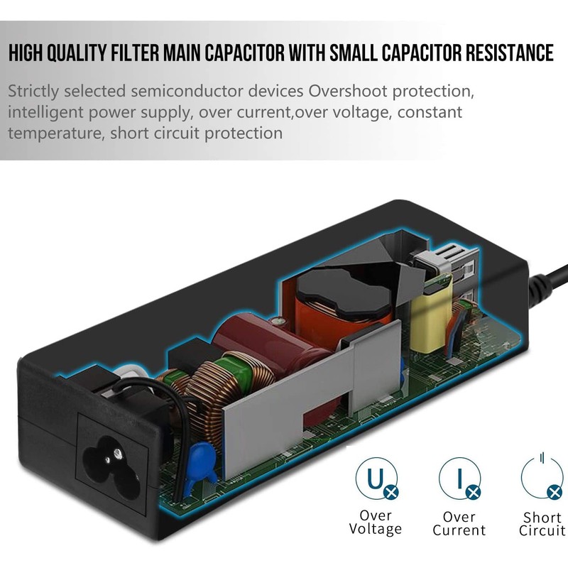 K-MAINS DC Adapter Replacement for Intel NUC Kit NUC6i7KYK Skull