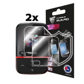 IPG For SanDisk Clip Sport Go (2 Units) SCREEN Protector Invisible Ultra HD Clear Film Anti Scratch Skin Guard - Smooth/Self-Healing/Bubble -Free
