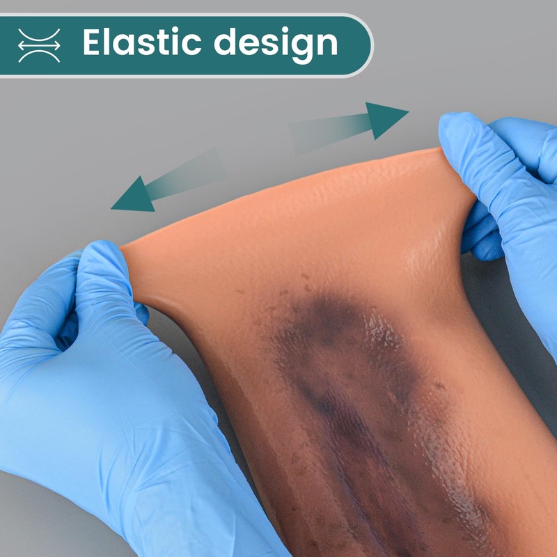 MedEduQuest Bruise Wound Care Training Sleeve, Wound Packing Trainer for
