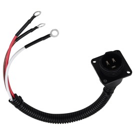 Meckparts RE48525 Socket Outlet A-RE48525 Compatible with John Deere 4045 4055 4255 4455 4555 4560 4755 4760 4955 4960 8560 8570 8760 8770 8870 8960 8970 Tractor Models