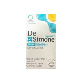 DeSimone Capsule Sankyun Yoon Plus 60 tablets 1 box 1 month / 드시모네 캡슐 윤산균 플러스 60정 1박스 1개월