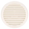 Amig - Round plastic ventilation grille with mosquito net, ventilation