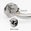 Nearmoon S Shaped Shower Head Riser Pipe, Shower Head Extender