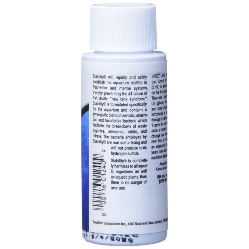Seachem Stability Fish Tank Stabilizer - For Freshwater and Marine