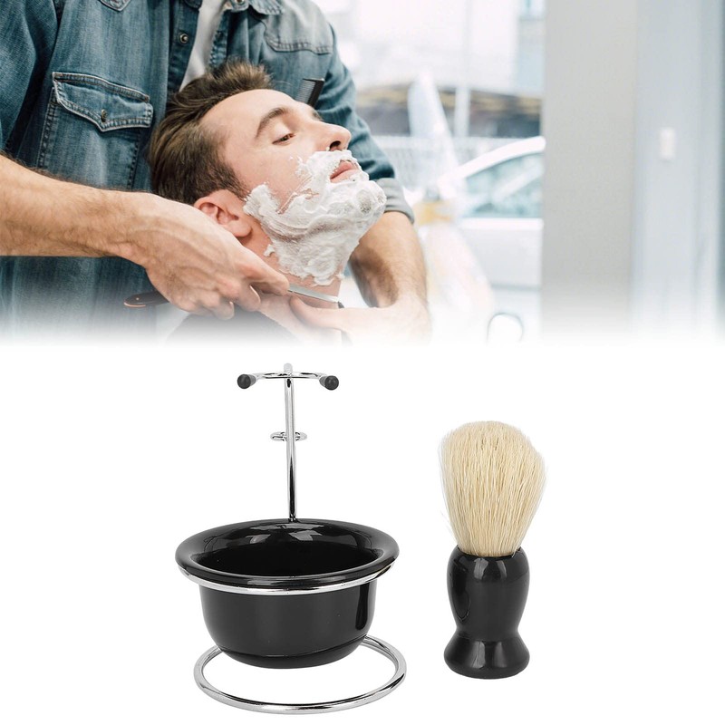 Beard Shaving Brush, Good Gift Shaving Brush Set Nylon Brush