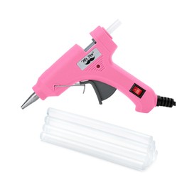 Mr. Pen- Hot Glue Gun Kit, 20W, Pink and Gray, Glue Gun with 10 Glue Sticks, Glue Gun and Sticks Set, Mini Glue Gun, Mini Hot Glue Gun Mini, Craft Glue Guns, Glue Sticks for Glue Gun Sticks