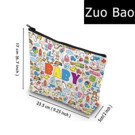 New Mom Cosmetic Bag Pregnancy Announcement Fertility Makeup Bag Pregnancy Reveal Mom to Be Gift First Time Mom (Baby)