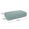 Christopher Knight Home Vivien Outdoor Water Resistant 6'x3' Lounger Bean