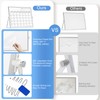 Jebeeynn Magnetic Dry Erase White Board with Stand, 12'' x