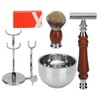 Men Shaving Care Kit with Replacement Blades Manual Beard Trimmer