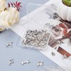 SUNNYCLUE 72pcs 12 Styles Tibetan Alloy Animals Dogs Charms Pendants