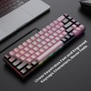 GEODMAER 65% Wired Gaming Keyboard, LED Backlit, Ultra-Compact Anti-Ghosting No-Conflict