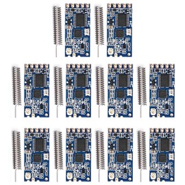 UCCKEYI 10 Pack 433Mhz HC-12 SI4463 Wireless Serial Port Modules 1000m Replace Bluetooth