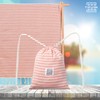 Pink Turkish Beach Towel Oversize 100cm x 180cm with Carry