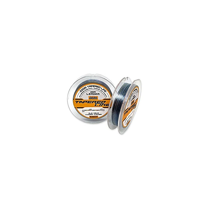 ASSO TAPERED LINE - 0.23-0.55 mm, 220 m, coil, MULTICOLOR