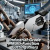 Industrial-Grade 9-in-1 Multi-Function Cutting Pliers, Wire Cutter, Stripper, Crimper &
