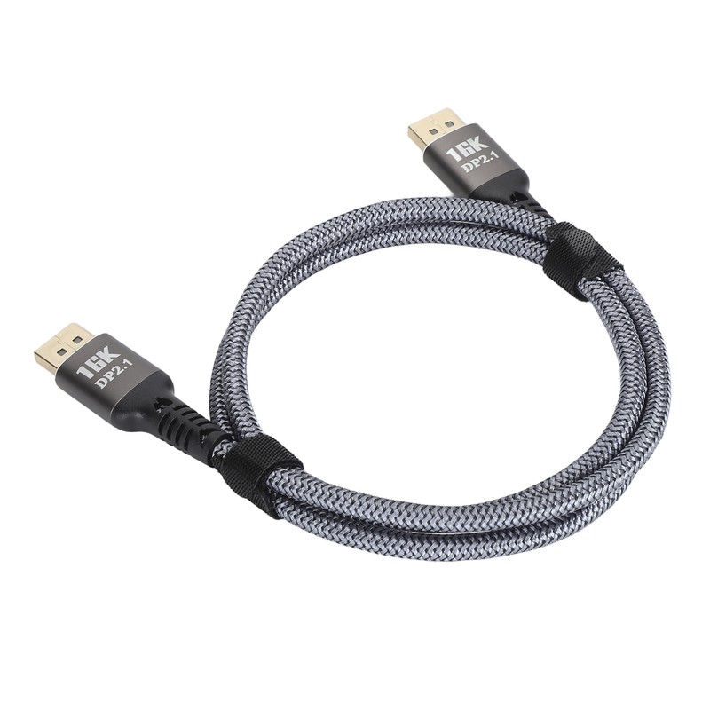 DisplayPort 2.1 Cable 16K 30Hz 40Gbps 3D Dynamic HDR Male