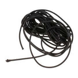 aternee Elastic Tent Pole Rope tie Strap Shock Cord /32ft X 0.12'', Black