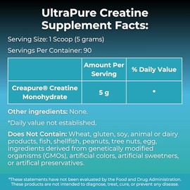 MYOXCIENCE Creapure® Creatine | 5 Grams German Creatine Monohydrate Per Serving | Supports Muscle Performance, Lean Body Mass, & Cognition (90 Serving Jar)