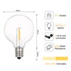 Neoglint 10.9M/35.7Ft G40 Outdoor String Lights 30+2(Spare) LEDs Globe Bulbs
