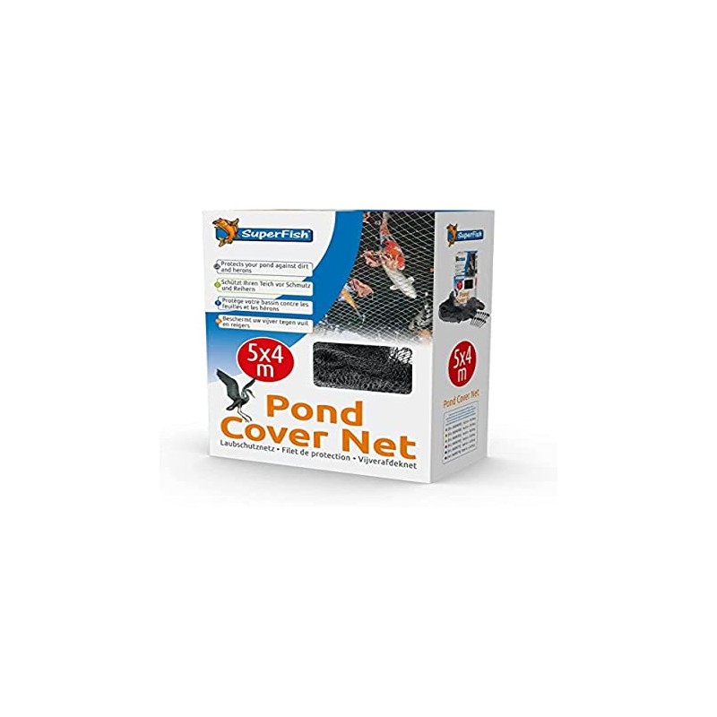 Superfish Pond Cover Net With 14 Pegs 5x4m