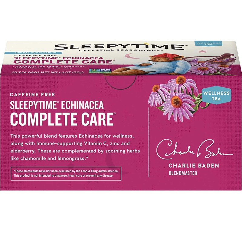 Celestial Seasonings Sleepytime Echinacea Complete Care Wellness Tea (3x20Bag)