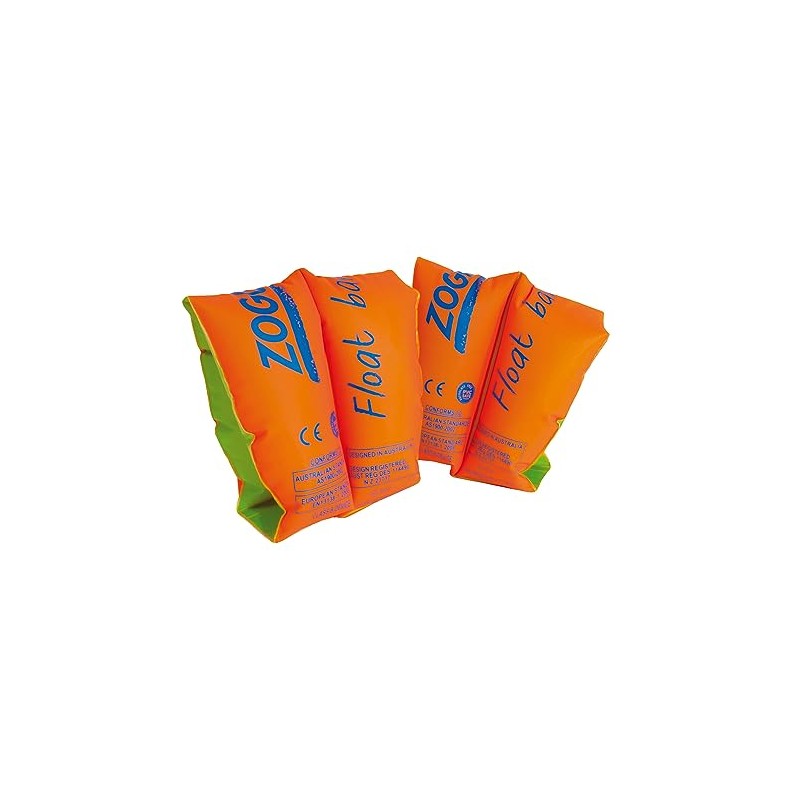 Zoggs Swimming Aid Children's Float Arm Bands - Orange, Under