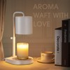 zukakii Candle Warmer Lamp 2 Pack Adjustable Height Dimmable Candle