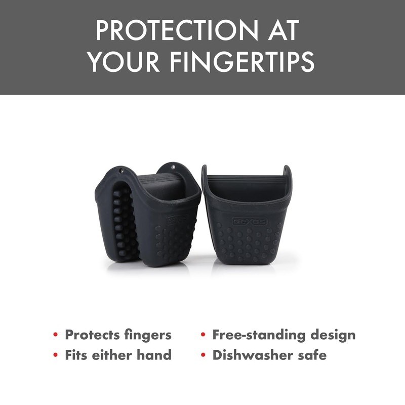 Dexas Micromitt Silicone Oven Mitts - Heat Resistant to 450°F,