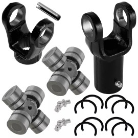 Caltric Front Prop Shaft Yoke & U-Joint Kit For Polaris Ranger 500 4X4 6X6 2004-2009