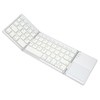 Foldable Bluetooth Keyboard 63 Keys Metal Ultra Thin Mini Folding