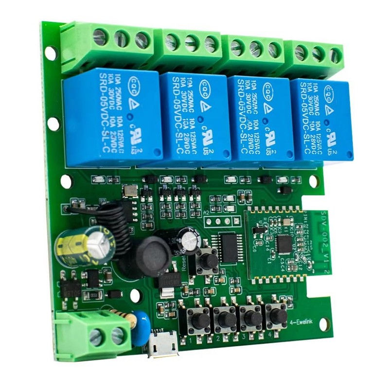 Aswalling WiFi Switch AC 85-250V Smart Switch 4 Channels WiFi