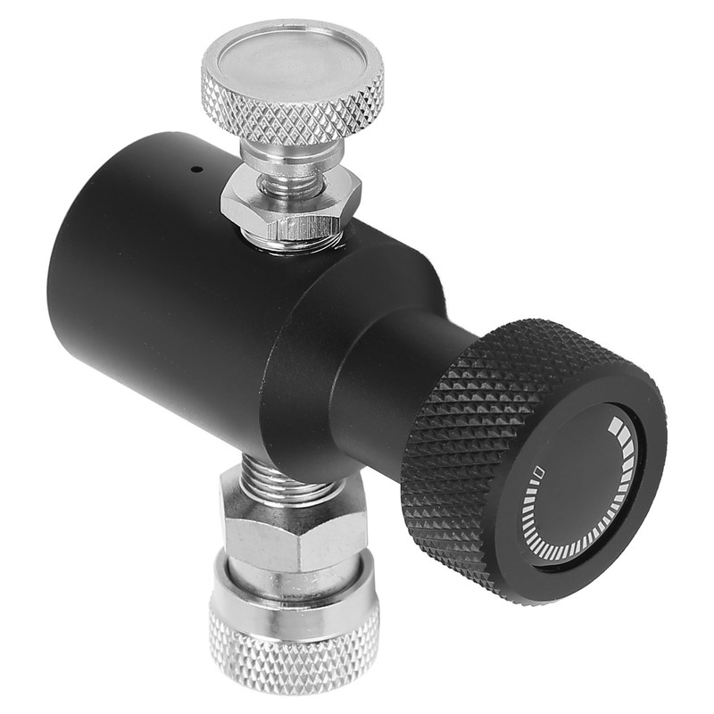 G1/2-14 CO2 Refill Adapter Connector Black Soda ASA Release Valve