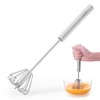 Newness Whizzy Whisk, Stainless Steel Semi Automatic Whisk Blender for