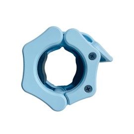 HACUBA FITNESS Olympic Barbell Clamps Collars Quick Release Pair Weight Clips for 2 inch Barbell (SKY BLUE)