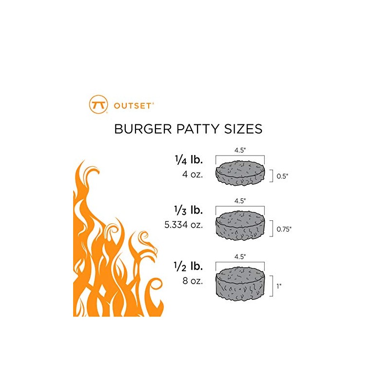 Outset Adjustable Burger Press